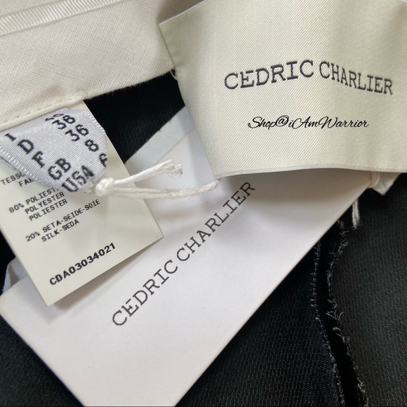 Cedric Charlier NWT rare silk blend color block trouser *shop@iamwarrior - Picture 10 of 11